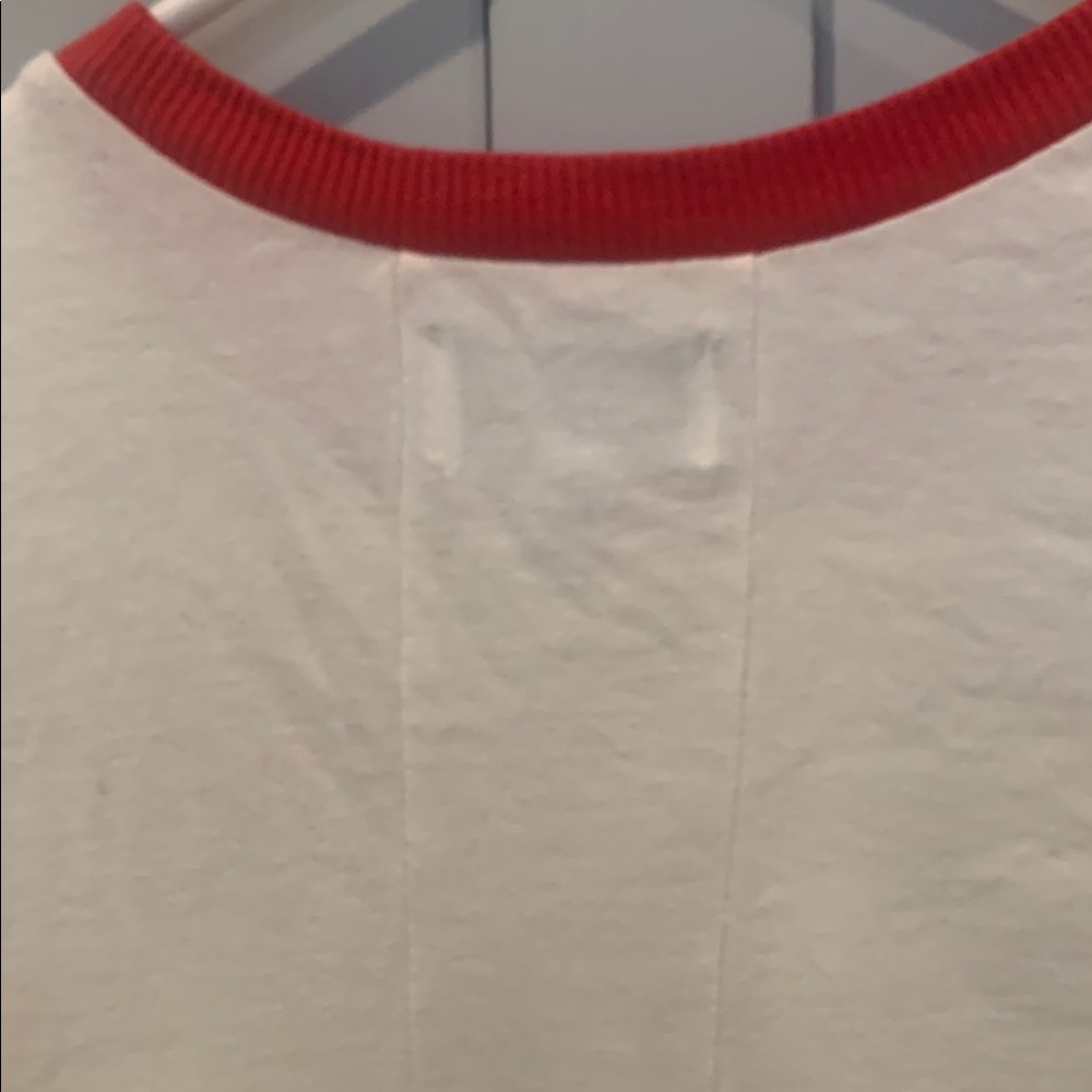 Kendall & Kylie Red and White Ringer Crop-top - Picture 7 of 11